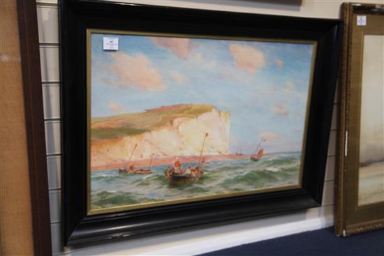 John Fraser (1858-1927) Seaford Head 20 x 30in.